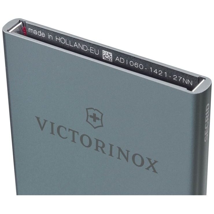VICTORINOX Altius Secrid, Essential Card Wallet, Titanium