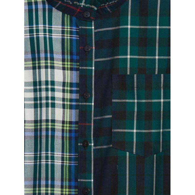 GAP 484117-00 Dětská kostkovaná košile Zelená