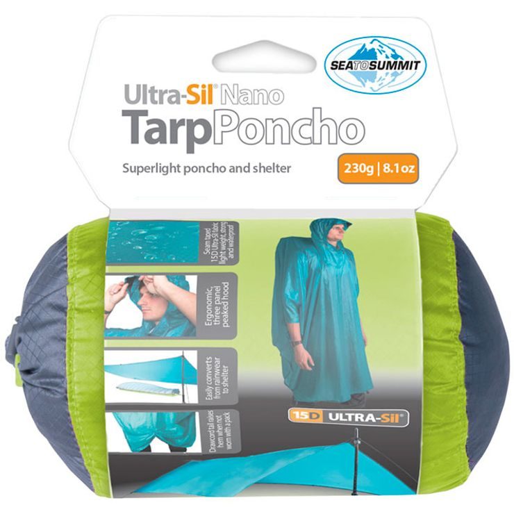 SEA TO SUMMIT Ultra-Sil15D Nano Tarp Poncho Lime