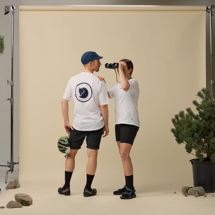 FJÄLLRÄVEN Hoja Hybrid Shorts W Navy