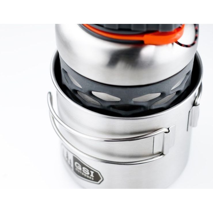 GSI OUTDOORS Glacier Stainless Bottle Cup/Pot 530ml