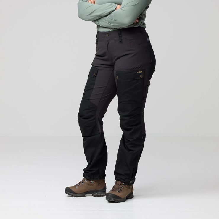 FJÄLLRÄVEN Keb Trousers Curved W Black Oak