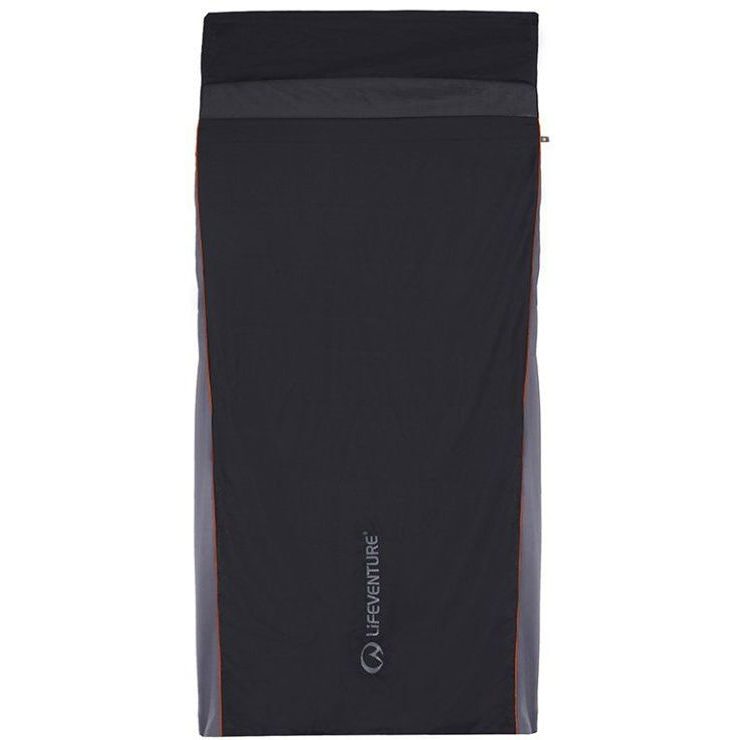 LIFEVENTURE Silk Sleeping Bag Liner Ultimate Rectangular 220 × 85 cm