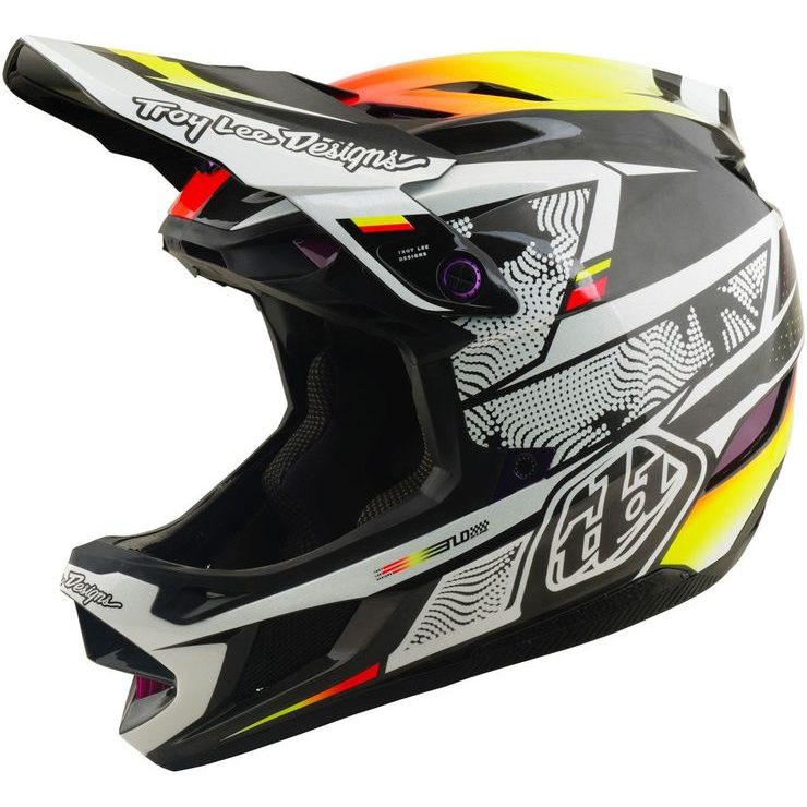 TROY LEE DESIGNS D4 CARBON MIPS LINED UP BLACK
