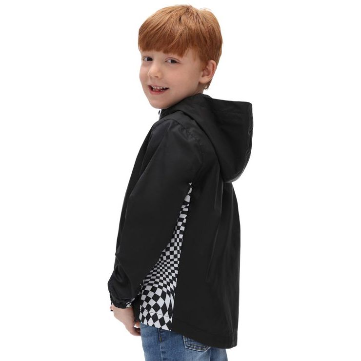 VANS WARP CHECK WINDBREAKER KIDS black
