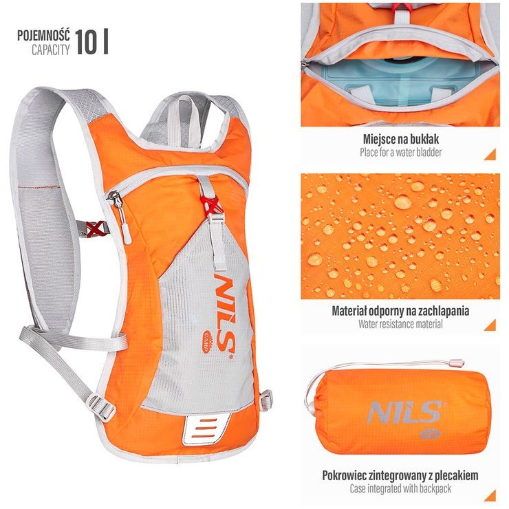 NILS Camp NC1708 Tripper 10l oranžový