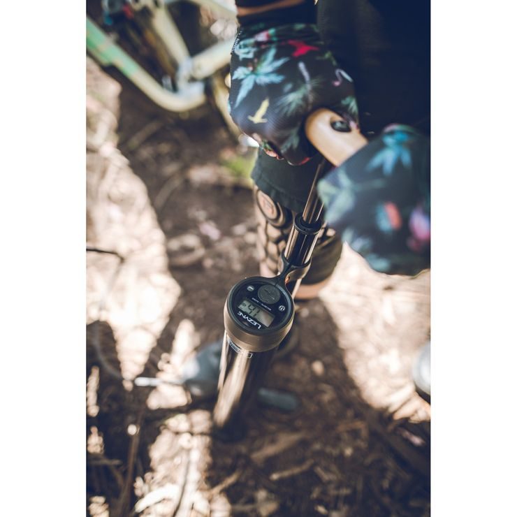 LEZYNE DIGITAL PRESSURE OVER DRIVE GLOSS BLACK