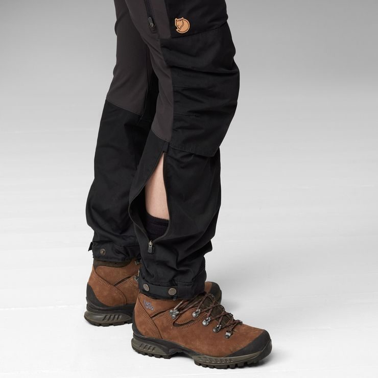 FJÄLLRÄVEN Keb Trousers Curved W Black Oak