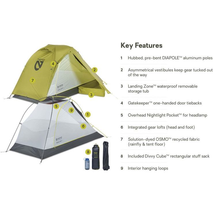 NEMO EQUIPMENT Dragonfly OSMO 1P Birch Bud