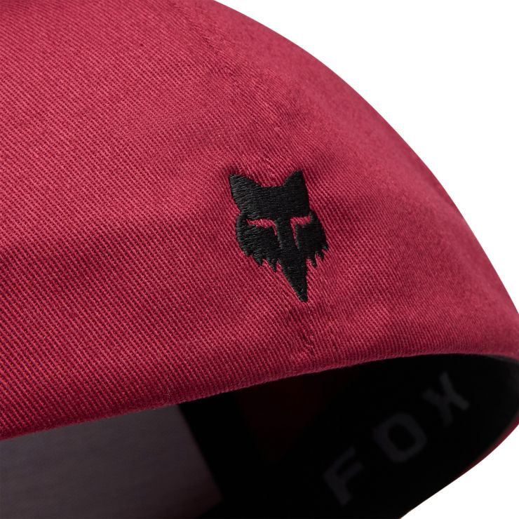 FOX Badge Flexfit Hat Cabernet
