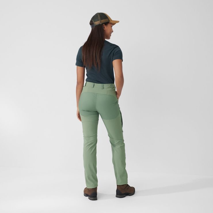 FJÄLLRÄVEN Abisko Midsummer Trs W Short Jade Green-Patina Green