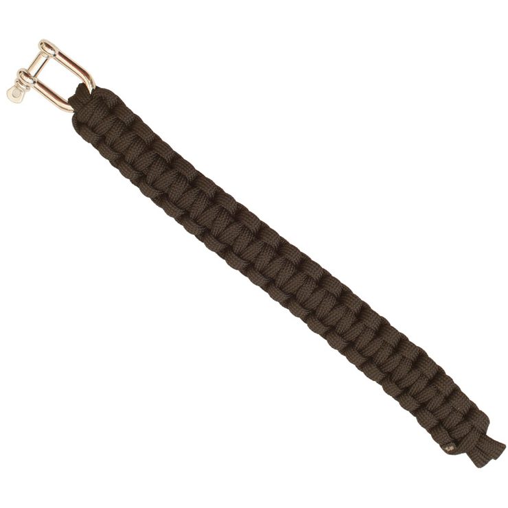 HIGHLANDER Paracord - metal clasp black