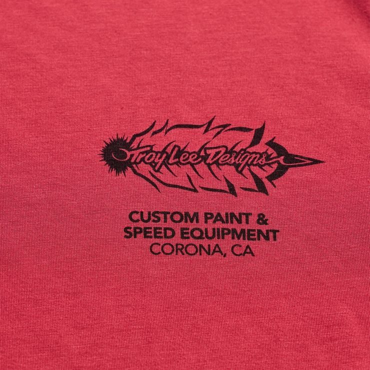 TROY LEE DESIGNS Skyline Ride SS Tee Feathered Ember Red