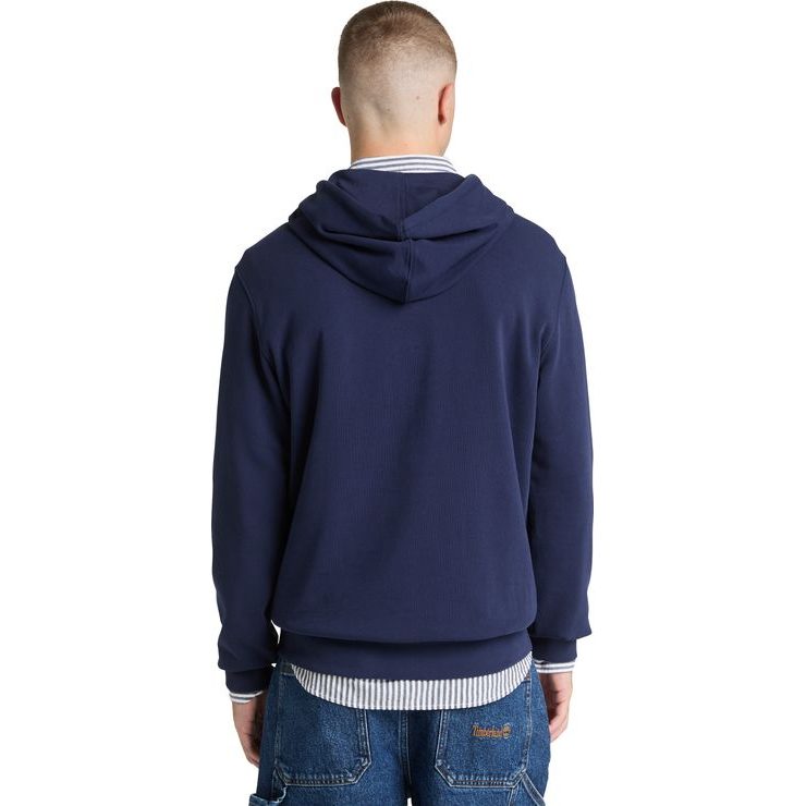 TIMBERLAND Tree Logo Lake House Graphic Hoodie Peacoat