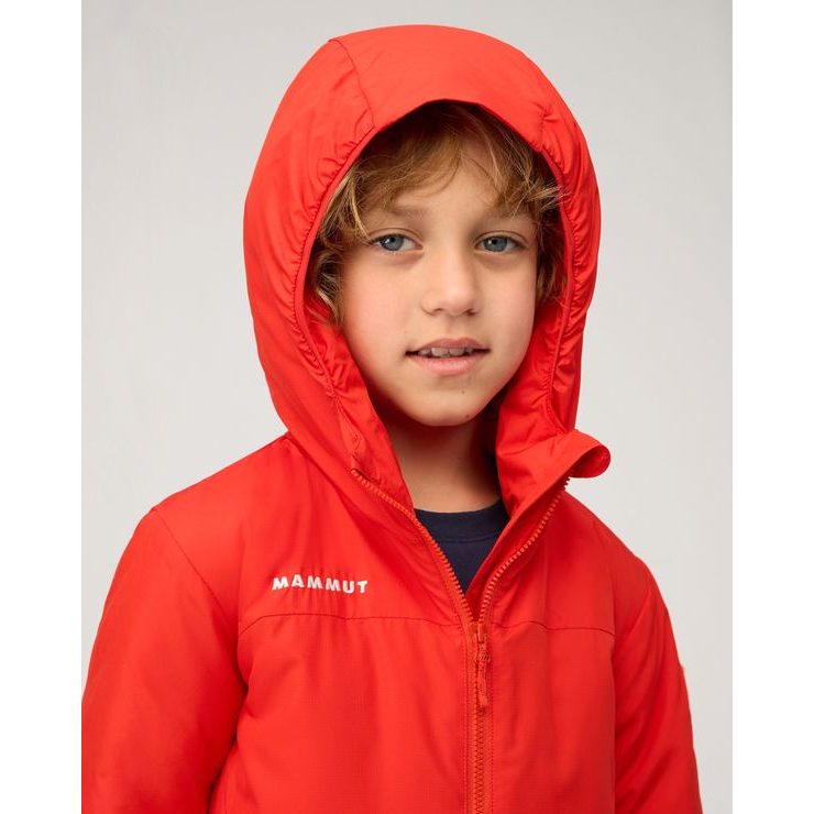 MAMMUT Rime IN Hooded Jacket Kids mammut red