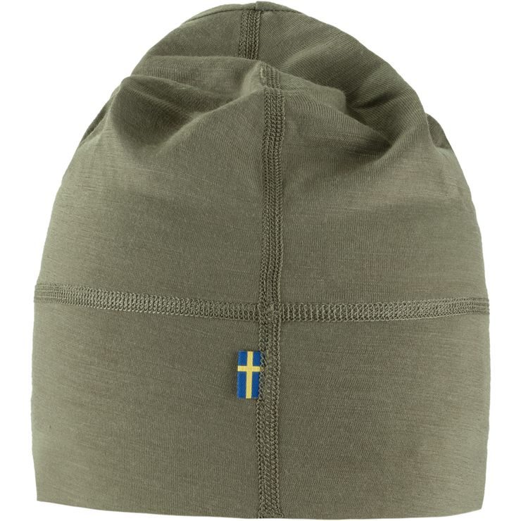 FJÄLLRÄVEN Abisko Lite Wool Beanie Light Olive