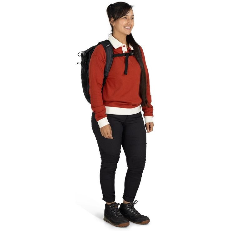 OSPREY TRANSPORTER ZINCH 22, raven black/black