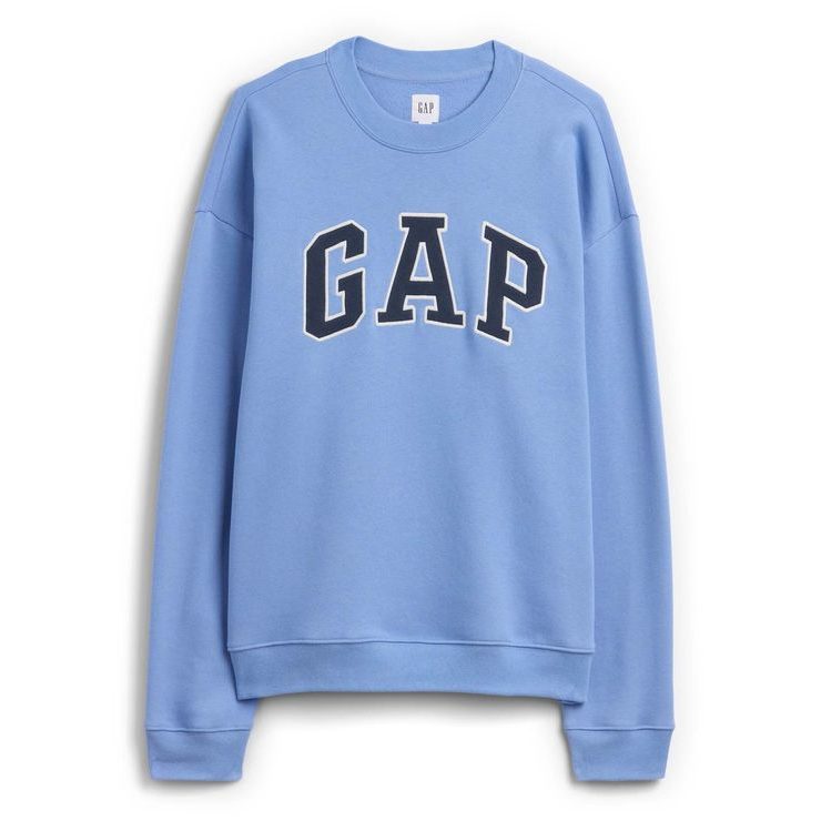 GAP 898181-02 Mikina s logem Unisex Modrá