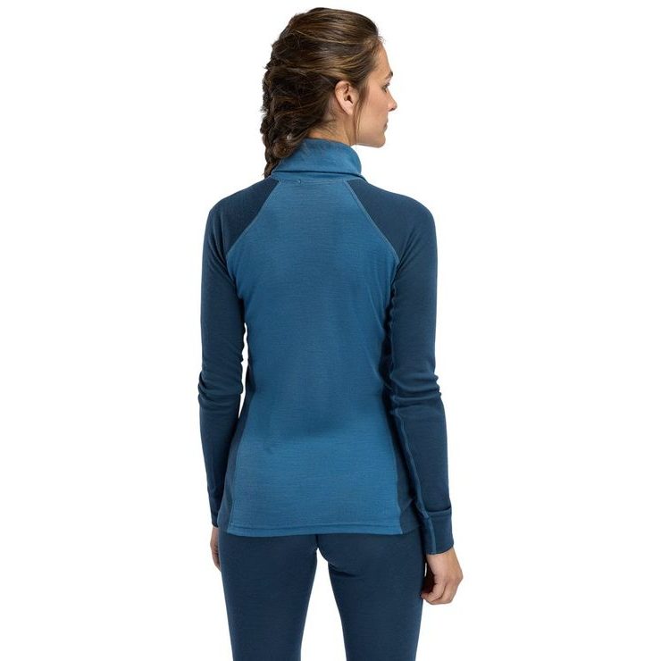 ACLIMA WarmWool Polo W's Blue Fusion/Midnight Navy