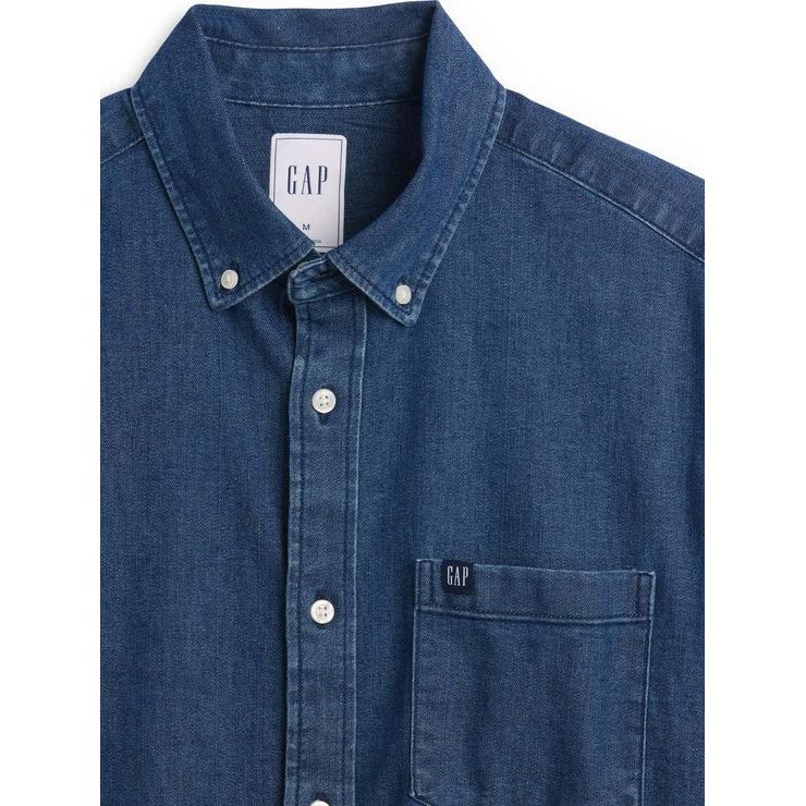 GAP 883709-01 Džínová košile Tmavě modrá