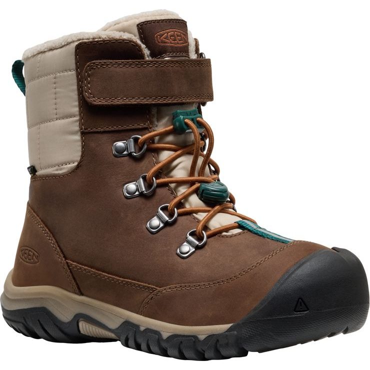 KEEN KANIBOU WP YOUTH, dark earth/roasted pecan
