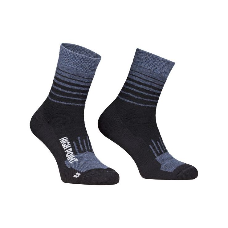 HIGH POINT Mountain Merino 3.0 Socks, Black / Blue