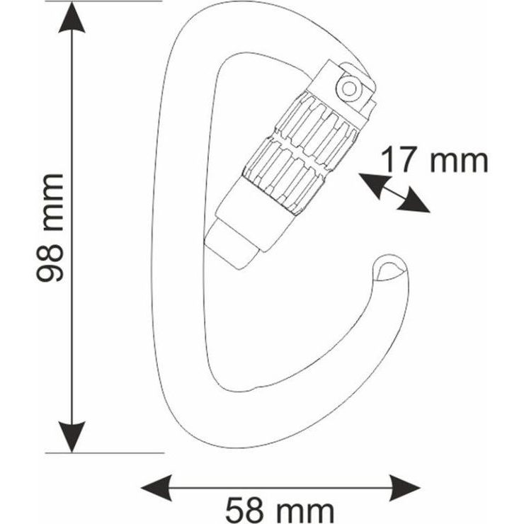 CAMP Orbit 2Lock; gun metal/blue