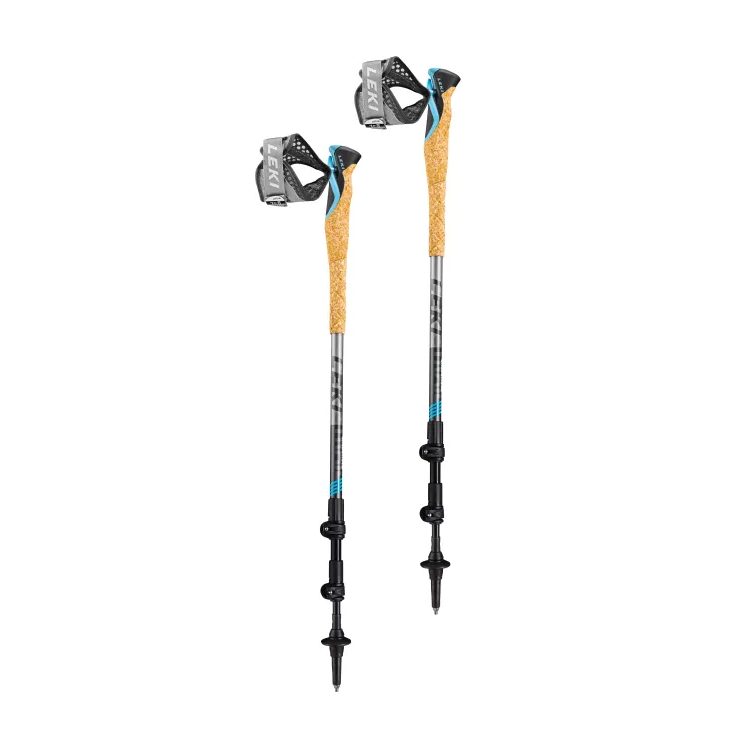 LEKI Cross Trail TA 100 - 135 cm, dark anthracite-llight anthracite-lightblue