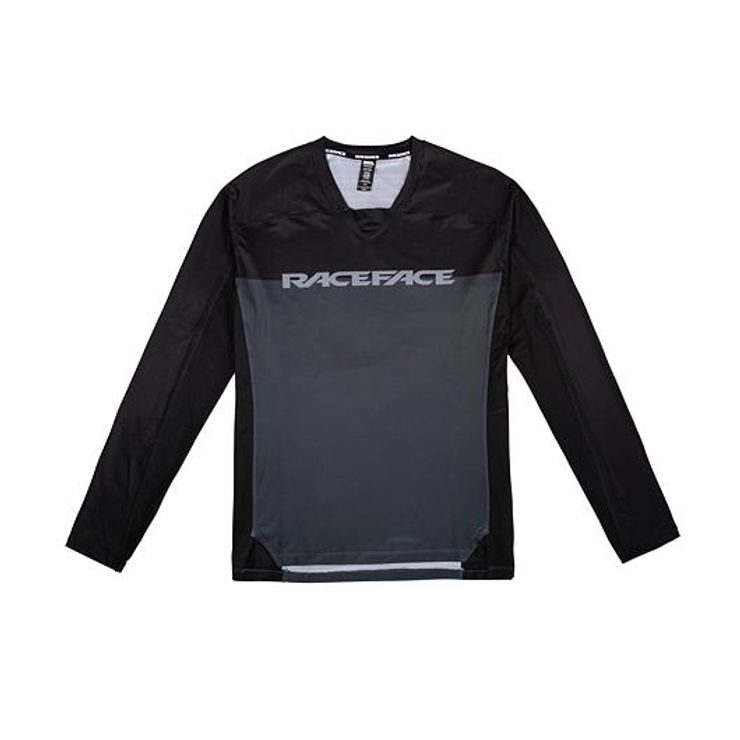 RACE FACE DIFFUSE dres dl.rukáv, šedá