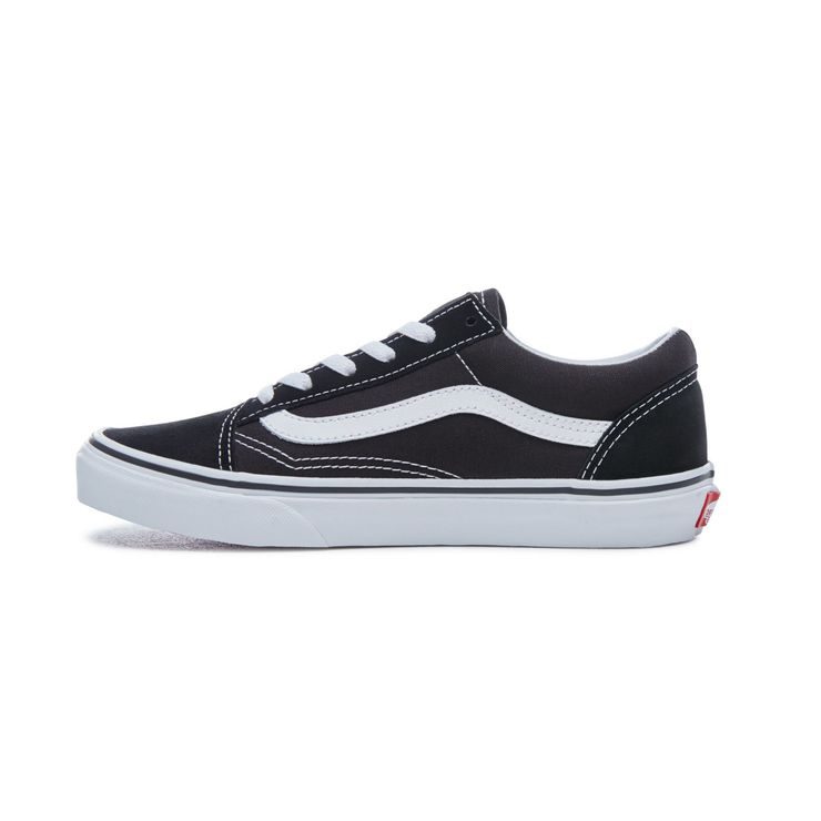 VANS KIDS OLD SKOOL SHOES (4-8 roků), Black-True White