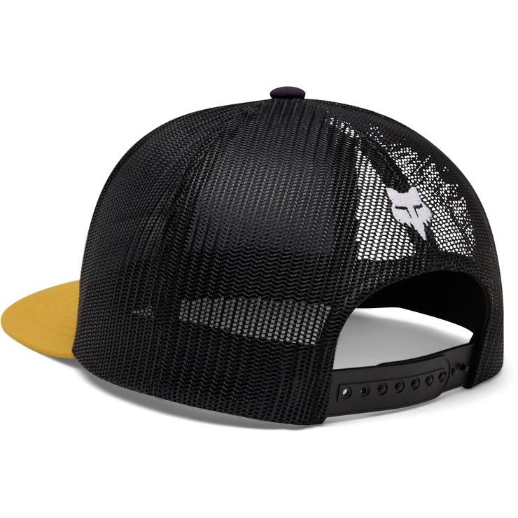 FOX Image Print Snapback Trucker Plum Perfect