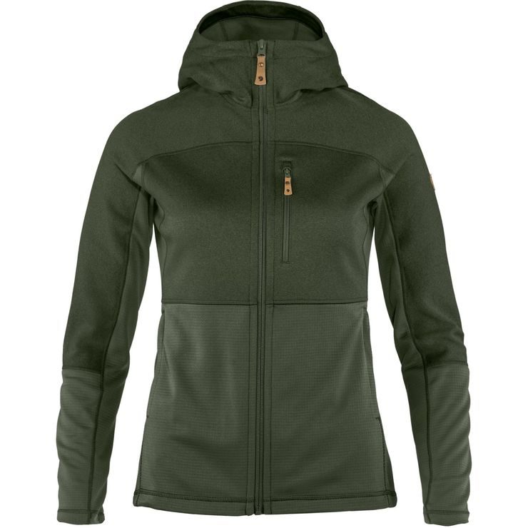 FJÄLLRÄVEN Abisko Trail Fleece W Deep Forest