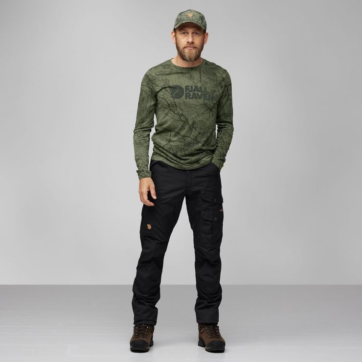 FJÄLLRÄVEN Värmland Wool LS M, Green Camo