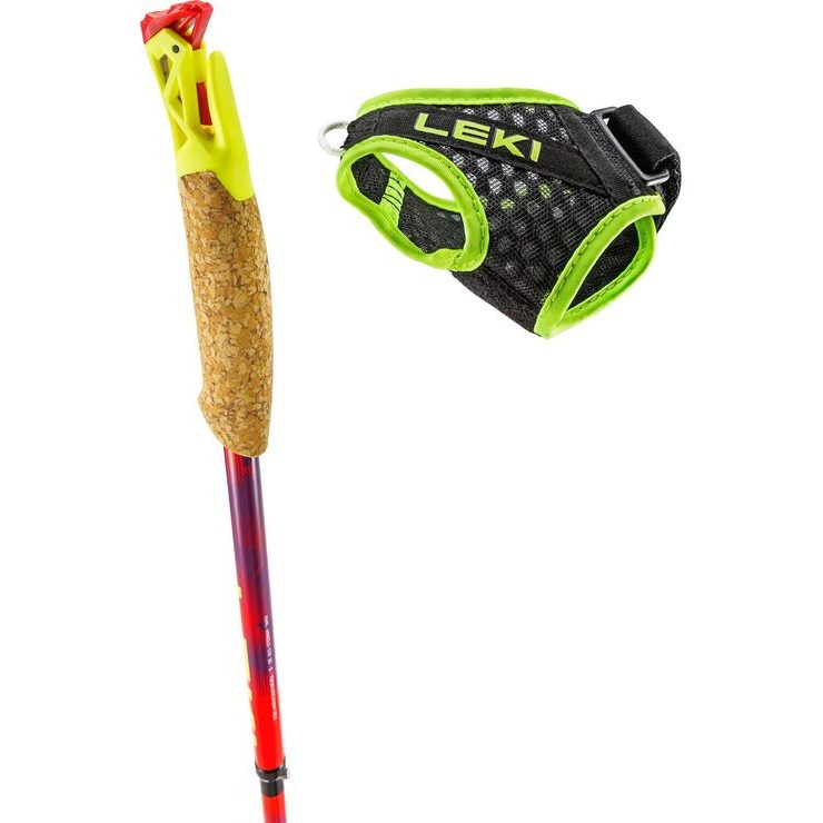 LEKI Ultratrail FX.One SL, bright red-violet-neonyellow