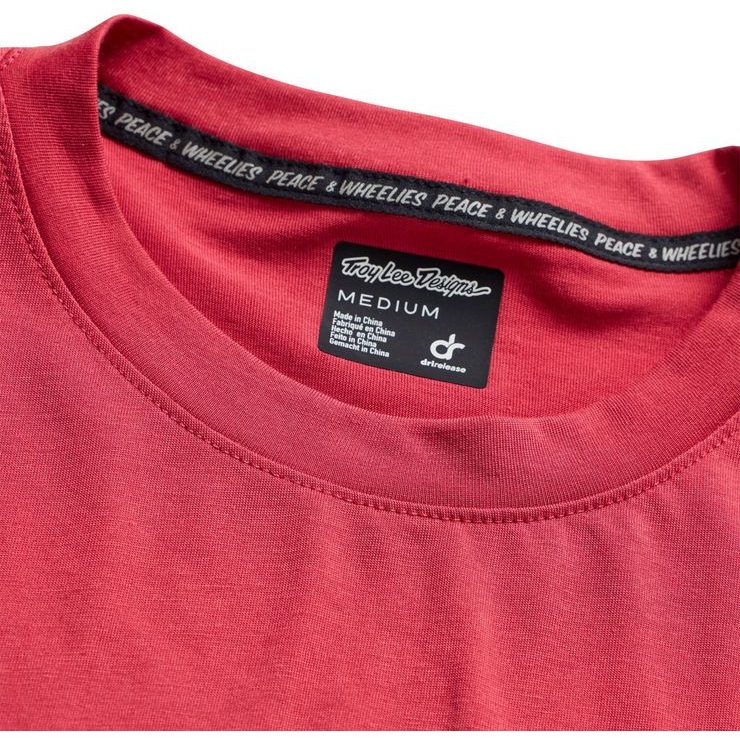 TROY LEE DESIGNS Skyline Ride LS Tee Feathered Ember Red