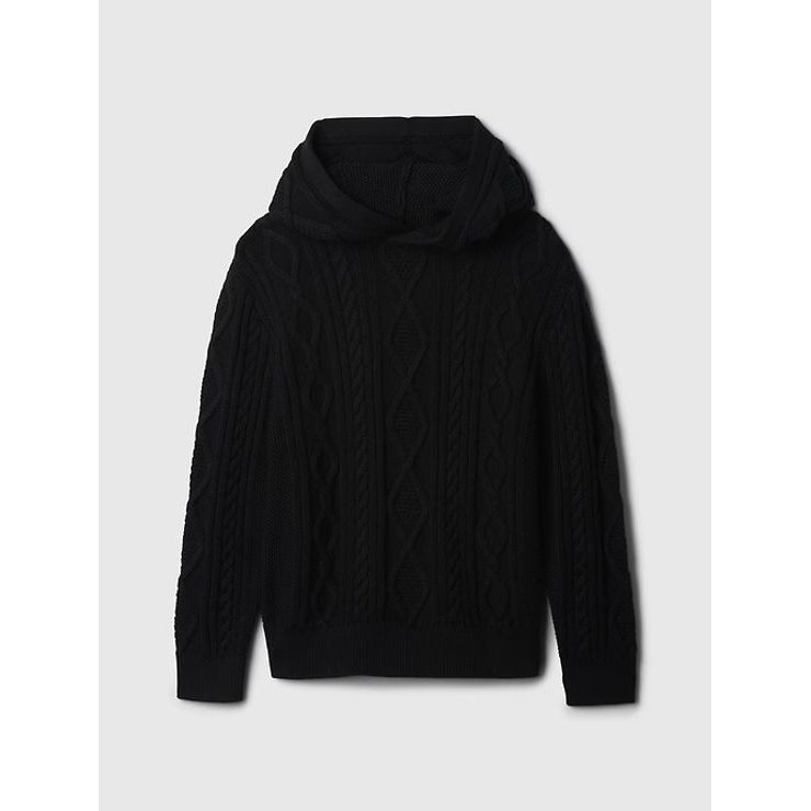 GAP 604705-00 Dětský pletený svetr Černá