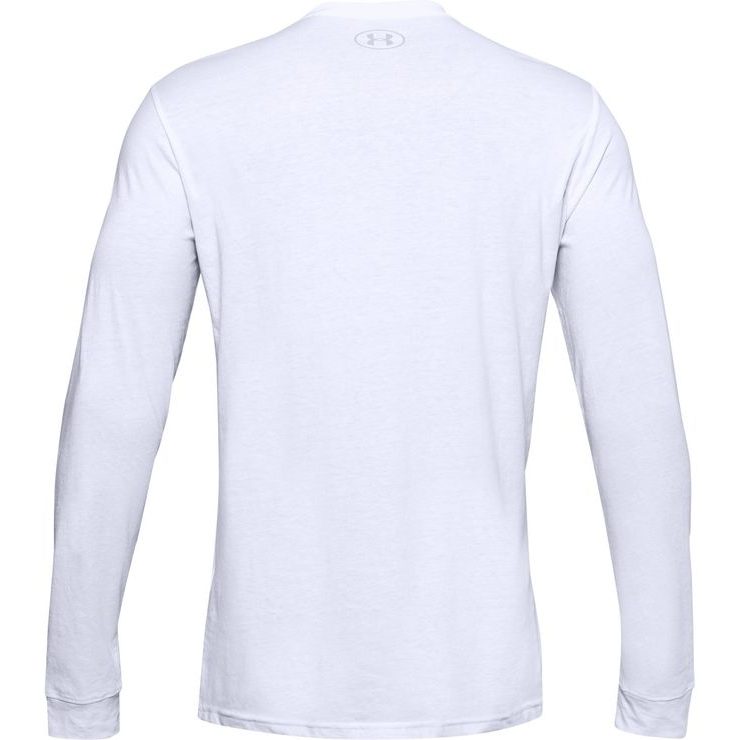 UNDER ARMOUR SPORTSTYLE LEFT CHEST LS, White / Black