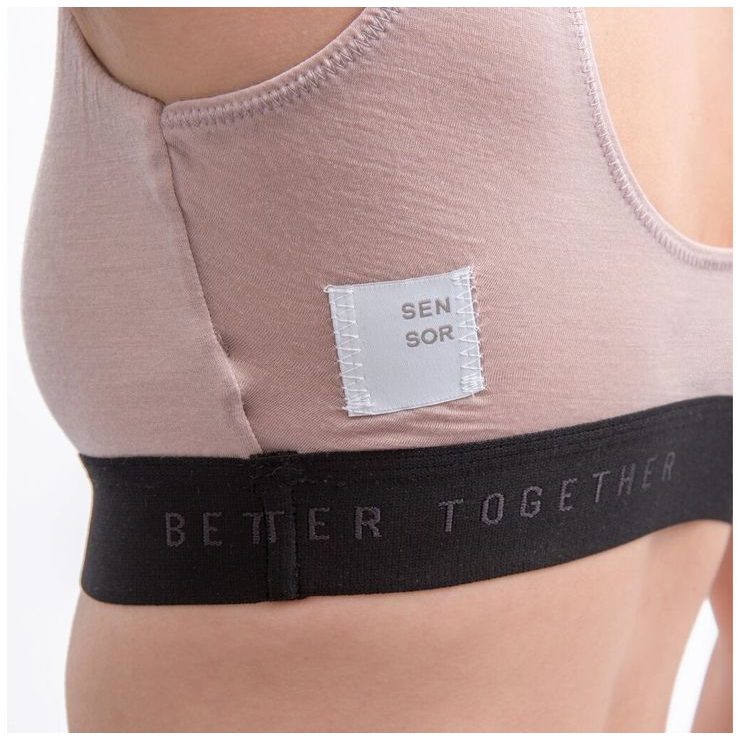 SENSOR MERINO CORDURA dámská podprsenka dusty pink