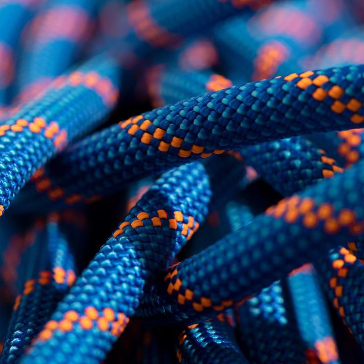 MAMMUT 7.5 Alpine Sender Dry Rope 50m blue-vibrant orange