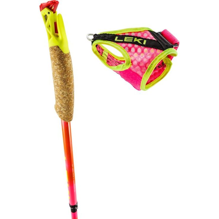 LEKI Ultratrail FX.One SL, neonpink-pastelloarange-neonyellow