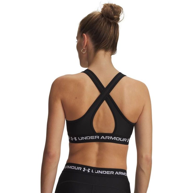 UNDER ARMOUR Crossback Mid Bra-BLK