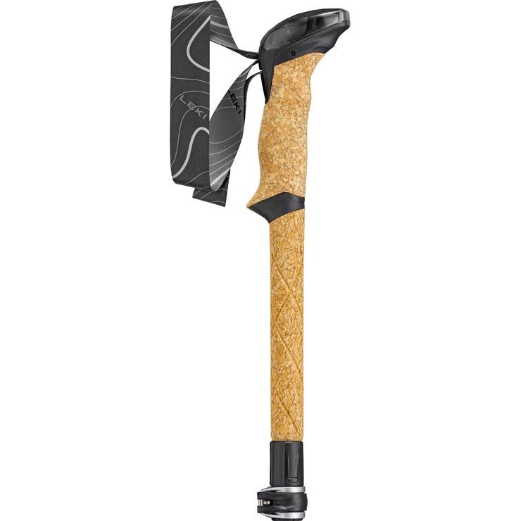 LEKI Makalu FX Carbon AS 100-120 cm, pale clay light-white-black