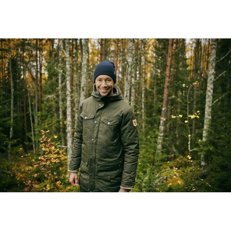 FJÄLLRÄVEN Classic Knit Hat, Dark Olive