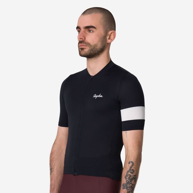 RAPHA JSY RPH 25 CORE LTWT černá/bílá