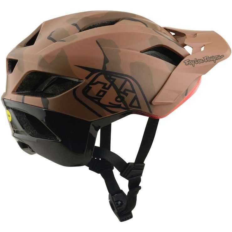 TROY LEE DESIGNS FLOWLINE SE MIPS BADGE SIENNA CAMO