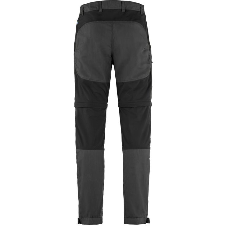 FJÄLLRÄVEN Abisko Lite Trekking Zip-off M Long, Dark Grey-Black