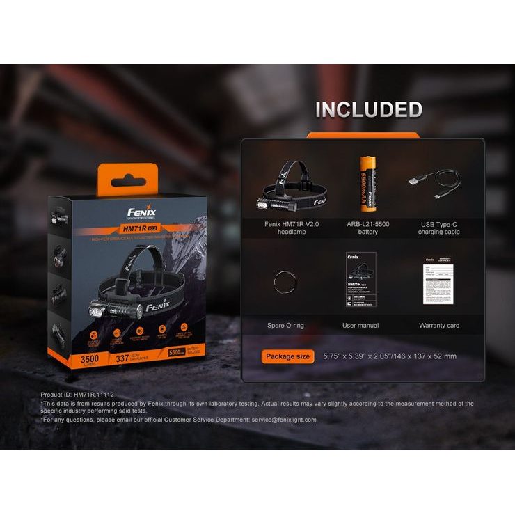 FENIX HM71R V2.0 3500 lm