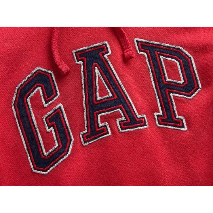 GAP 887082-01 Mikina s logem VintageSoft Červená