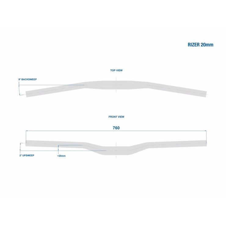 RITCHEY WCS Rizer UD Blatte 760x20 rise