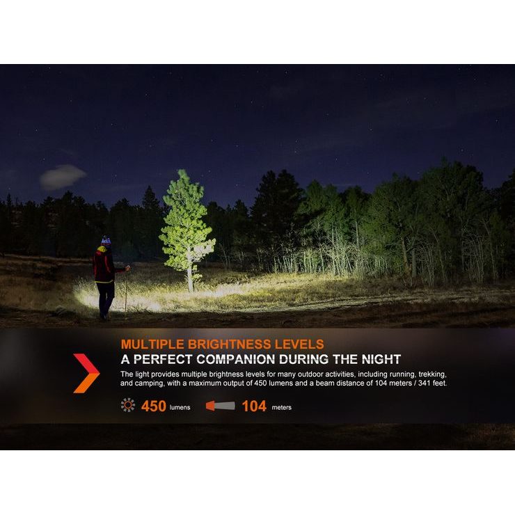 FENIX HL16 (450 lumenů) zelená